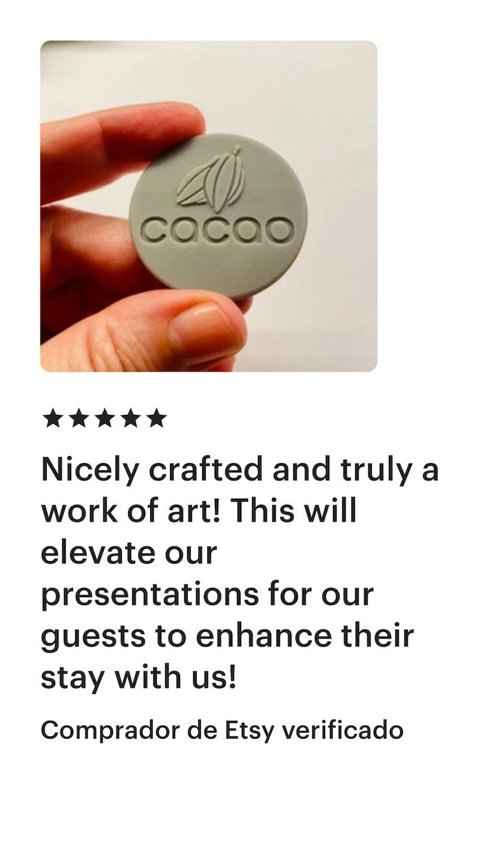Custom Silicone Mold with Logo – 20 Cavities (40x20mm)