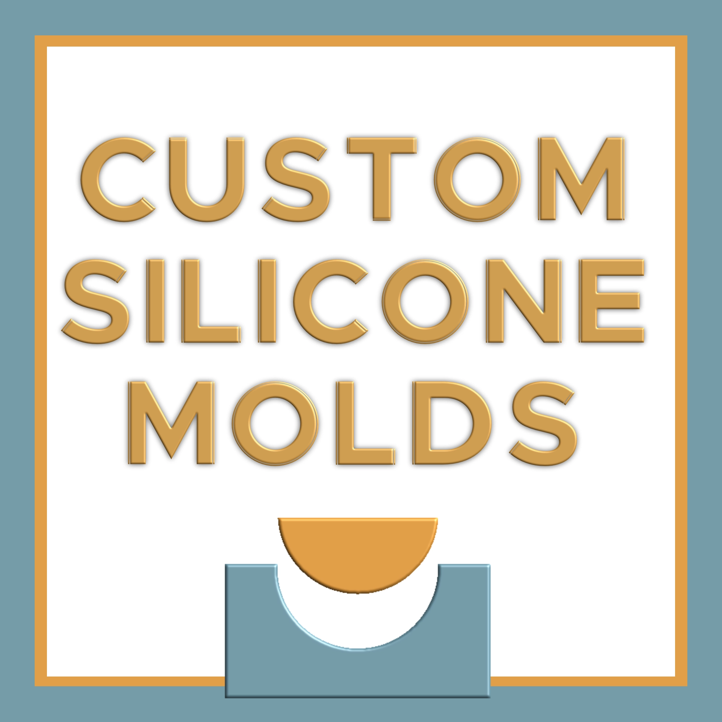 Personalized Silicone Whiskey Ice Cube Mold – 8 Cavities