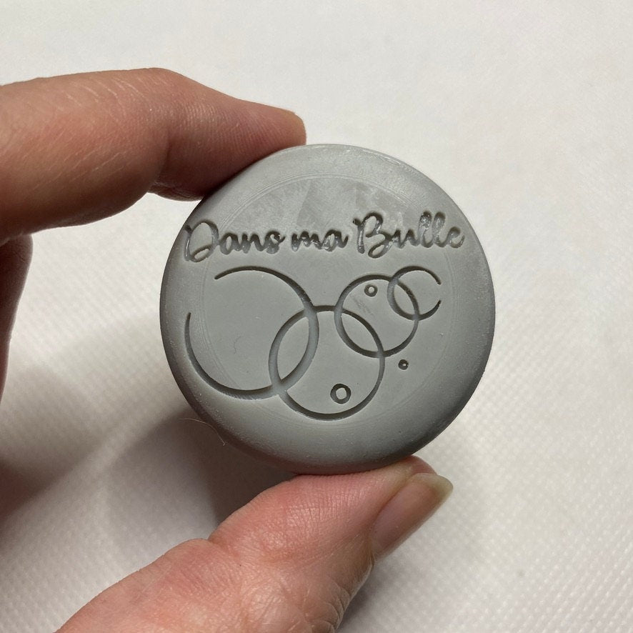 Custom Silicone Soap Mold, 12 Cavities | Custom Logo Shaving Soap Mold
