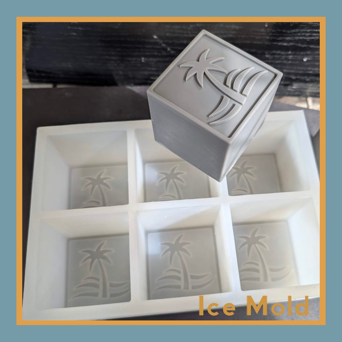 Custom Ice Cube Mold, Large Ice Food Silicone Mold
