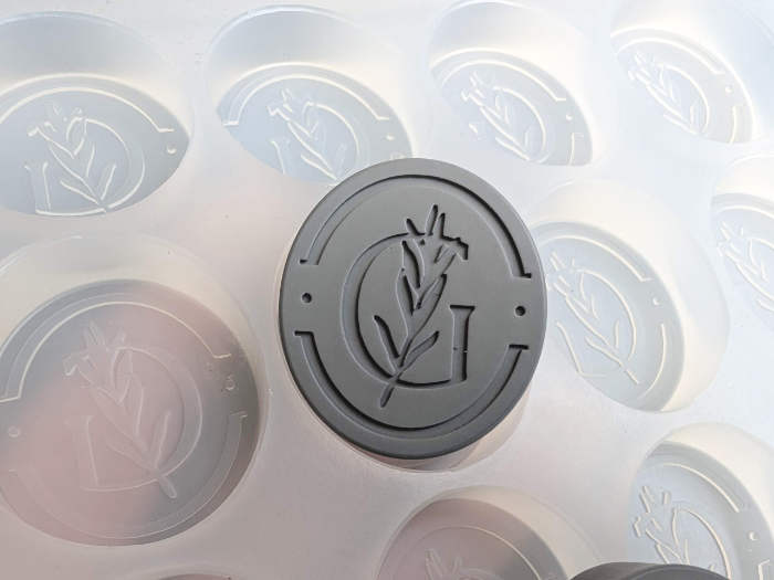 Custom Logo Silicone Mold for Butter and Chocolate, Food Grade Oval Mold, DIY Kitchen Tool