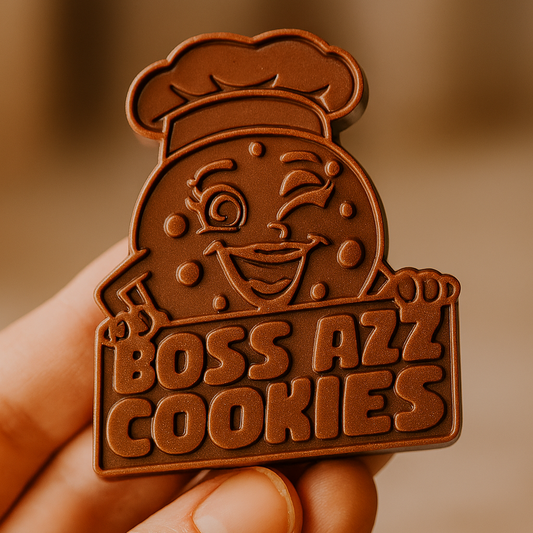 Molde Chocolate Ø40 mm – Logo y Silueta Personalizada