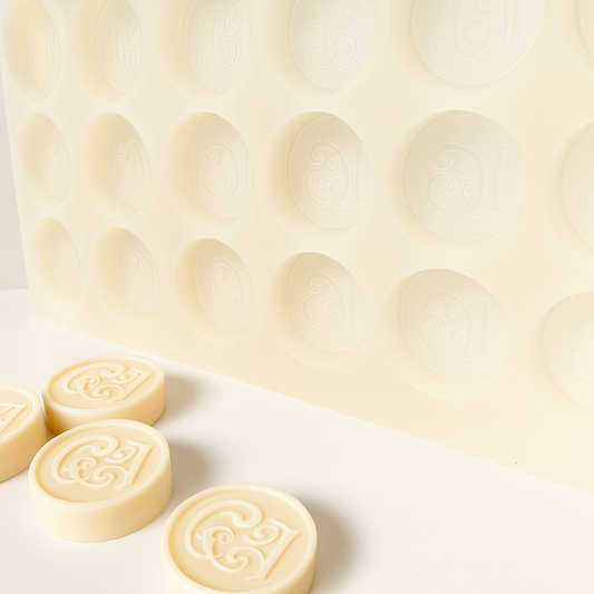 Custom Silicone Chocolate Mold – 24 Cavities, Food-Safe (4x1.5cm)