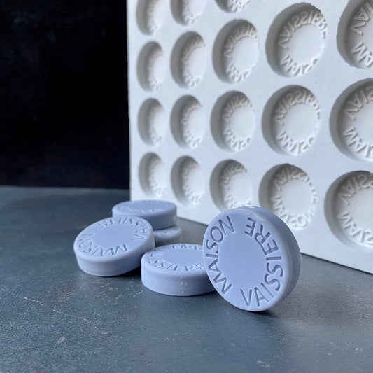 Molde de silicona para chocolate con logotipo personalizado