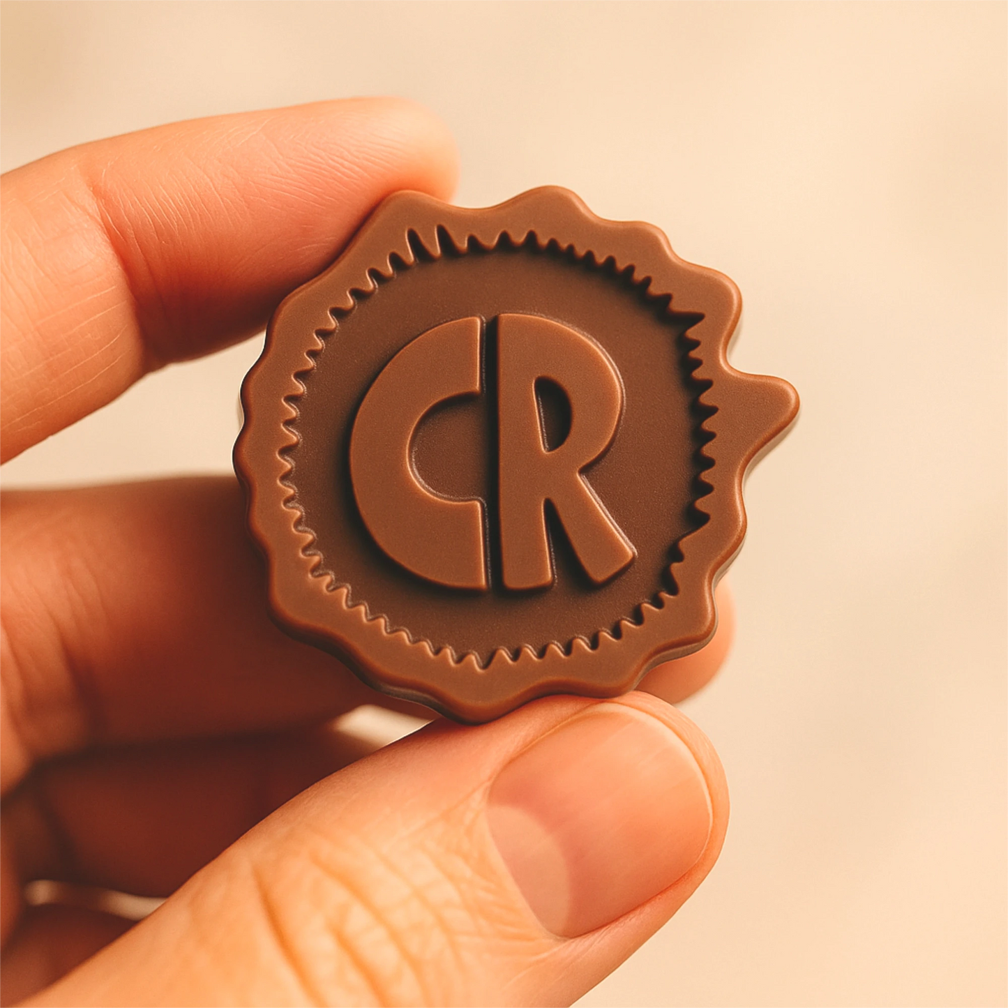 Individuelle Silikonform für Schokoladen- und Cupcake-Topper – 24 Mulden | Personalisierte lebensmittelechte Form für Namenskuchen-Topper