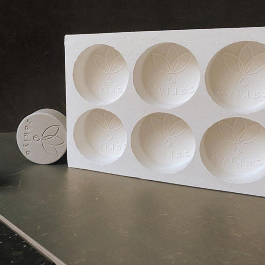 Create custom shaving soap with our personalized silicone mold. Add your logo for unique, branded soaps. High-quality, durable silicone for easy release.