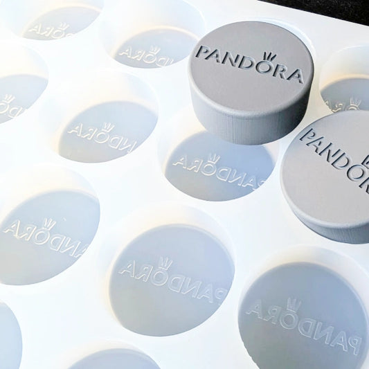 Branding Soap Silicone Molds – Custom Oval Logo Mold for Soap Bars | 10 Cavities | Food-Grade Silicone