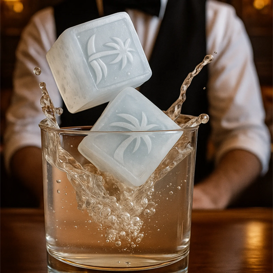 Custom Logo Ice Cube Mold - Personalized 12-Cavity Silicone Mold | MoldeSilicona